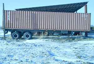 Полуприцеп контейнеровоз с контейнером 12меторв