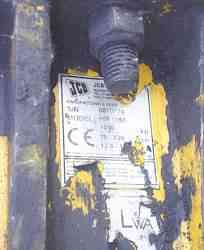 Гидравлический молот JCB HM 1050 на экскаватор