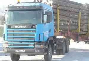  сцепку седельный тягач Scania R124 CB6x6