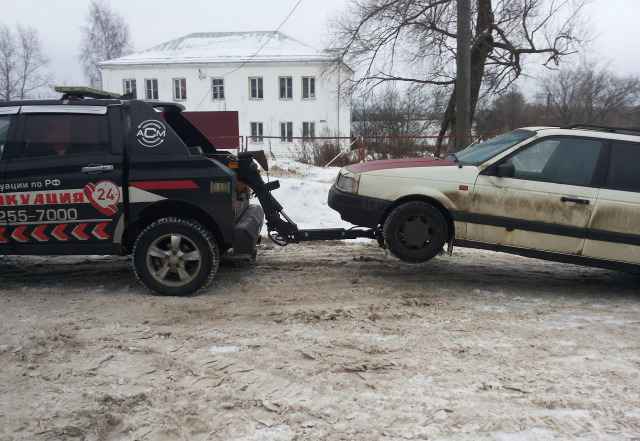 Эвакуатор с частичной погрузкой автомобиля газель