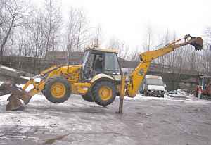 Экскаватор погрузчик марки JCB-4сх