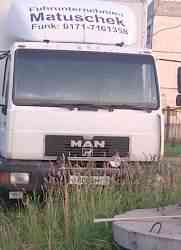 MAN 10.163, 1999 г. в., 5 т, фургон 42м3