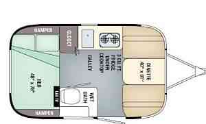 Airstream Дом на колесах Прицеп Дача жилой модуль