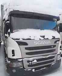  Тягач scania 360 2012г. с прицепом тэнт