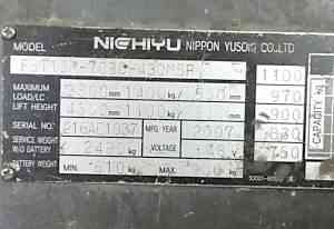 Погрузчик Nichiyu FBT15P-70