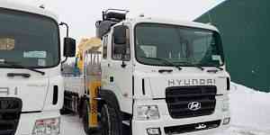 Hyundai HD-320 с кму (Бортовой Хендай с кму)