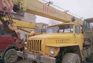 Автокран Урал 14 тонн, 14 метров