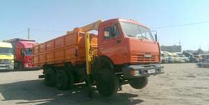 Камаз 45143 самосвал с манипулятором tadano Z-304