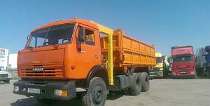 Камаз 45143 самосвал с манипулятором tadano Z-304