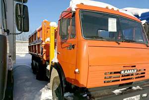 Камаз 45143 самосвал с манипулятором tadano Z-304