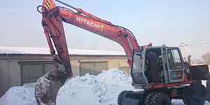  колёсный экскаватор Hitachi 150