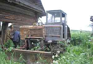 Трейлевочный трактор тдт-55