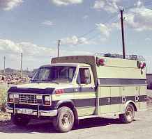 1985 Ford Эконолайн E-350 (by Braun Ambulances)