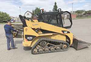 Bobcat / caterpillar 257 Б3 / минипогрузчик гусени